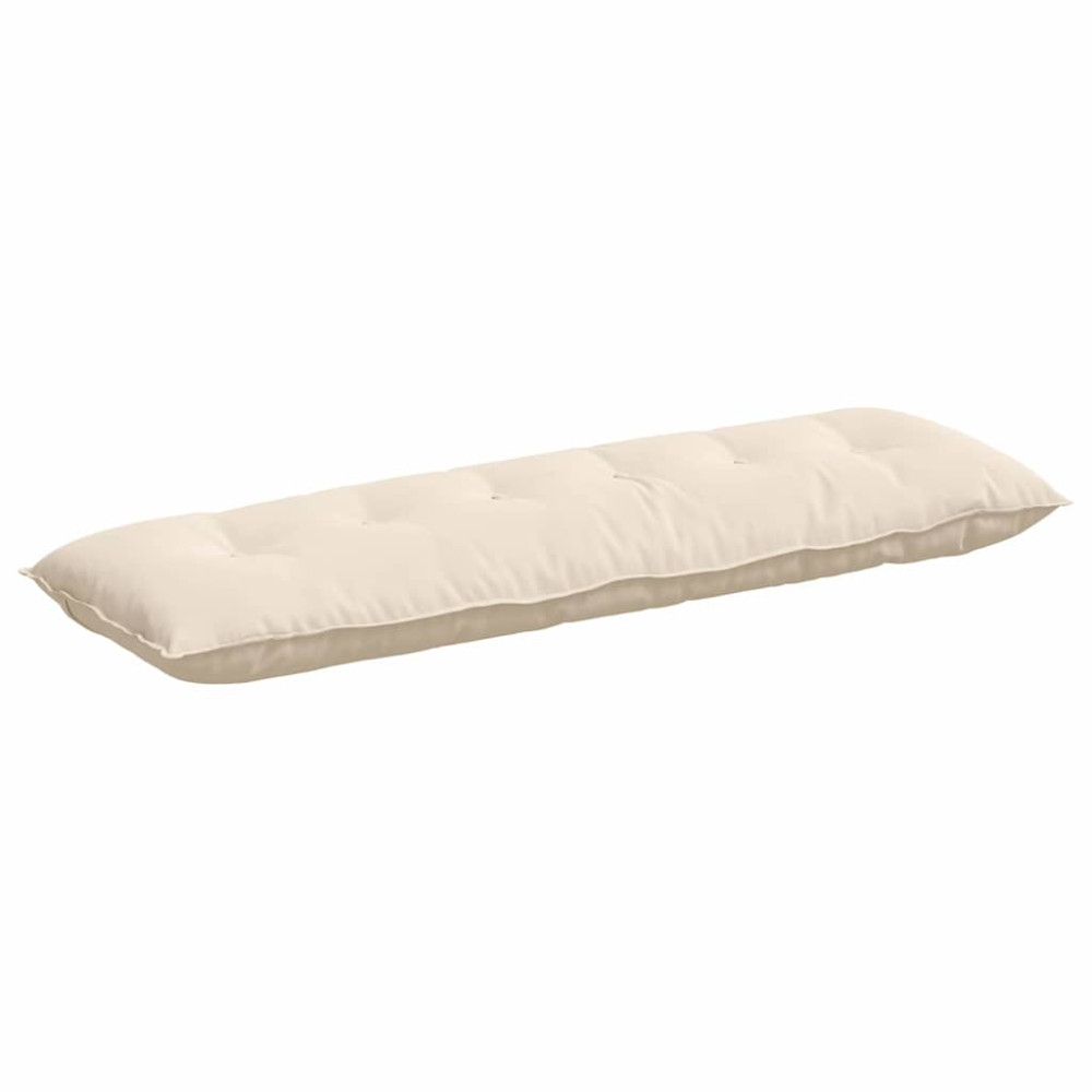Produktbild för Ryggkudde Beige 160 x 50 cm Mikrofiber Tyg