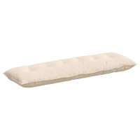 Produktbild för Ryggkudde Beige 160 x 50 cm Mikrofiber Tyg