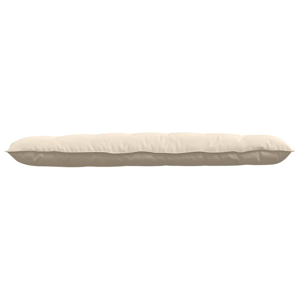 Produktbild för Ryggkudde Beige 160 x 50 cm Mikrofiber Tyg