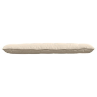 Produktbild för Ryggkudde Beige 160 x 50 cm Mikrofiber Tyg