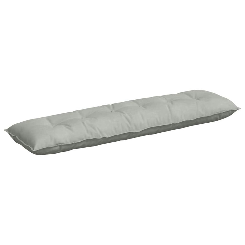 Produktbild för Ryggkudde Ljusgrå 180 x 50 cm Kordread tyg