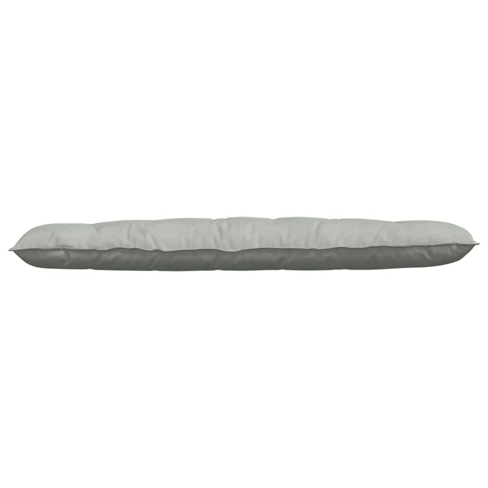 Produktbild för Ryggkudde Ljusgrå 180 x 50 cm Kordread tyg