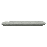 Produktbild för Ryggkudde Ljusgrå 180 x 50 cm Kordread tyg