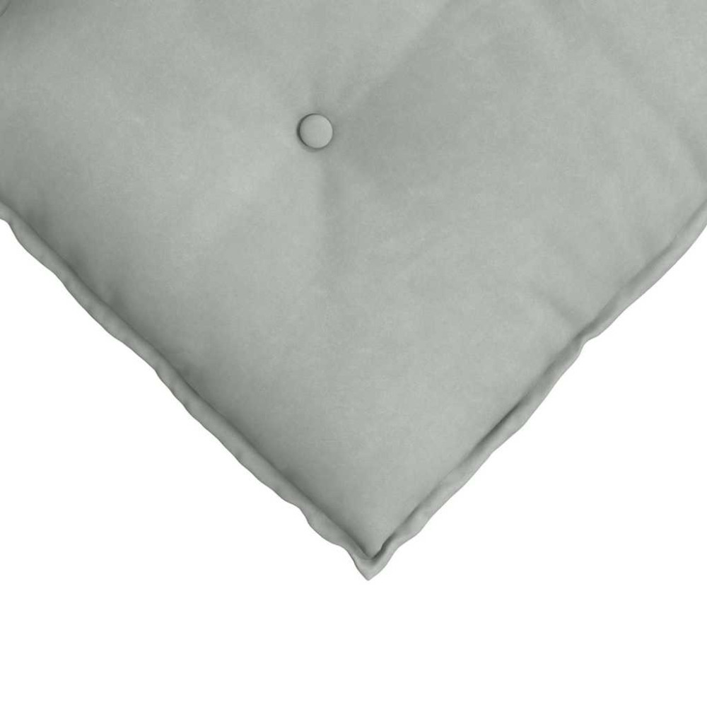 Produktbild för Ryggkudde Ljusgrå 180 x 50 cm Kordread tyg