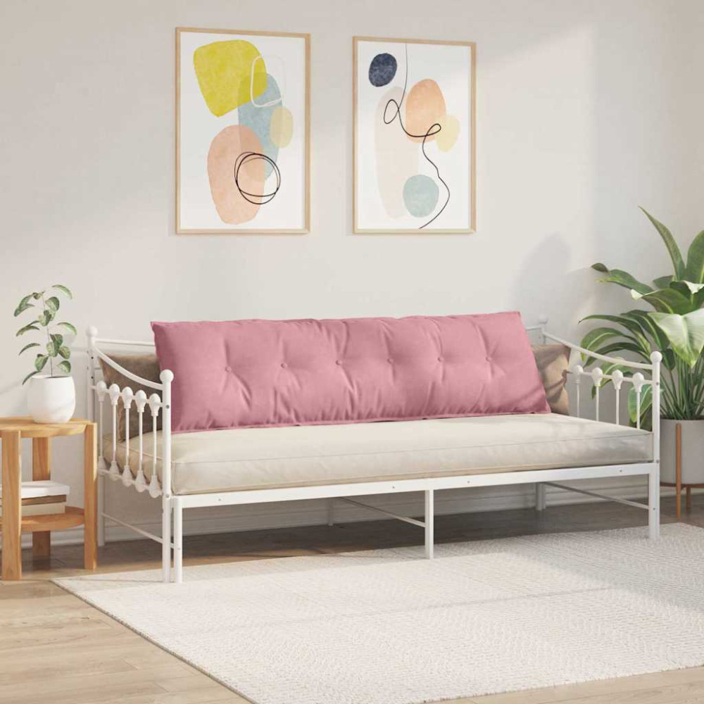 Produktbild för Ryggkudde Rosa 180 x 50 cm Kordread tyg