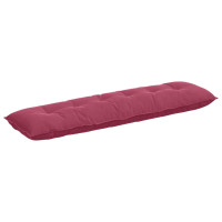 Produktbild för Ryggkudde Vinröd 180 x 50 cm Kordread tyg