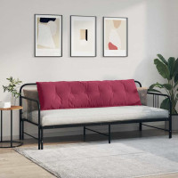 Produktbild för Ryggkudde Vinröd 180 x 50 cm Kordread tyg