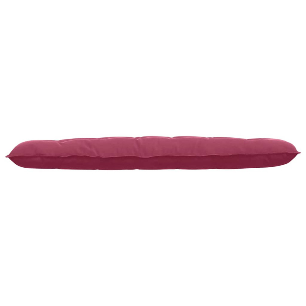 Produktbild för Ryggkudde Vinröd 180 x 50 cm Kordread tyg
