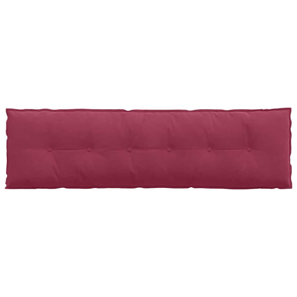 Produktbild för Ryggkudde Vinröd 180 x 50 cm Kordread tyg