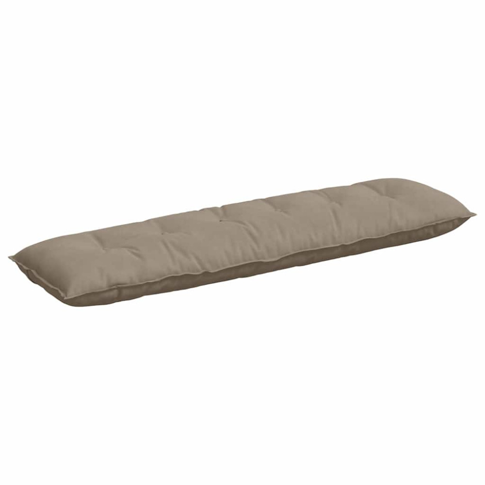 Produktbild för Ryggkudde Taupe 180 x 50 cm Mikrofiber Tyg