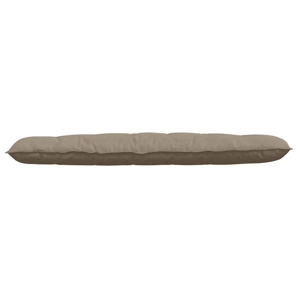 Produktbild för Ryggkudde Taupe 180 x 50 cm Mikrofiber Tyg