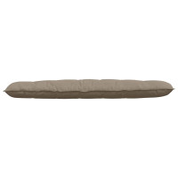 Produktbild för Ryggkudde Taupe 180 x 50 cm Mikrofiber Tyg