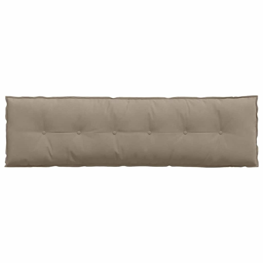 Produktbild för Ryggkudde Taupe 180 x 50 cm Mikrofiber Tyg
