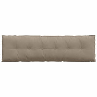 Produktbild för Ryggkudde Taupe 180 x 50 cm Mikrofiber Tyg