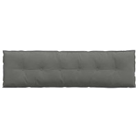 Produktbild för Ryggkudde Mörkgrå 180 x 50 cm Mikrofiber Tyg