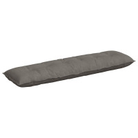Produktbild för Ryggkudde Ljusgrå 180 x 50 cm Kordread tyg