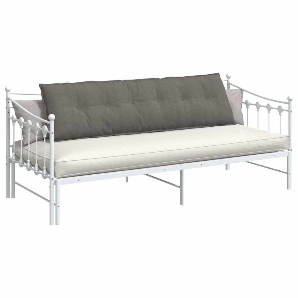 Produktbild för Ryggkudde Ljusgrå 180 x 50 cm Kordread tyg