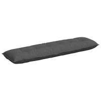 Produktbild för Ryggkudde Mörkgrå 180 x 50 cm Kordread tyg