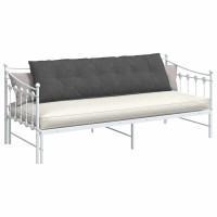 Produktbild för Ryggkudde Mörkgrå 180 x 50 cm Kordread tyg