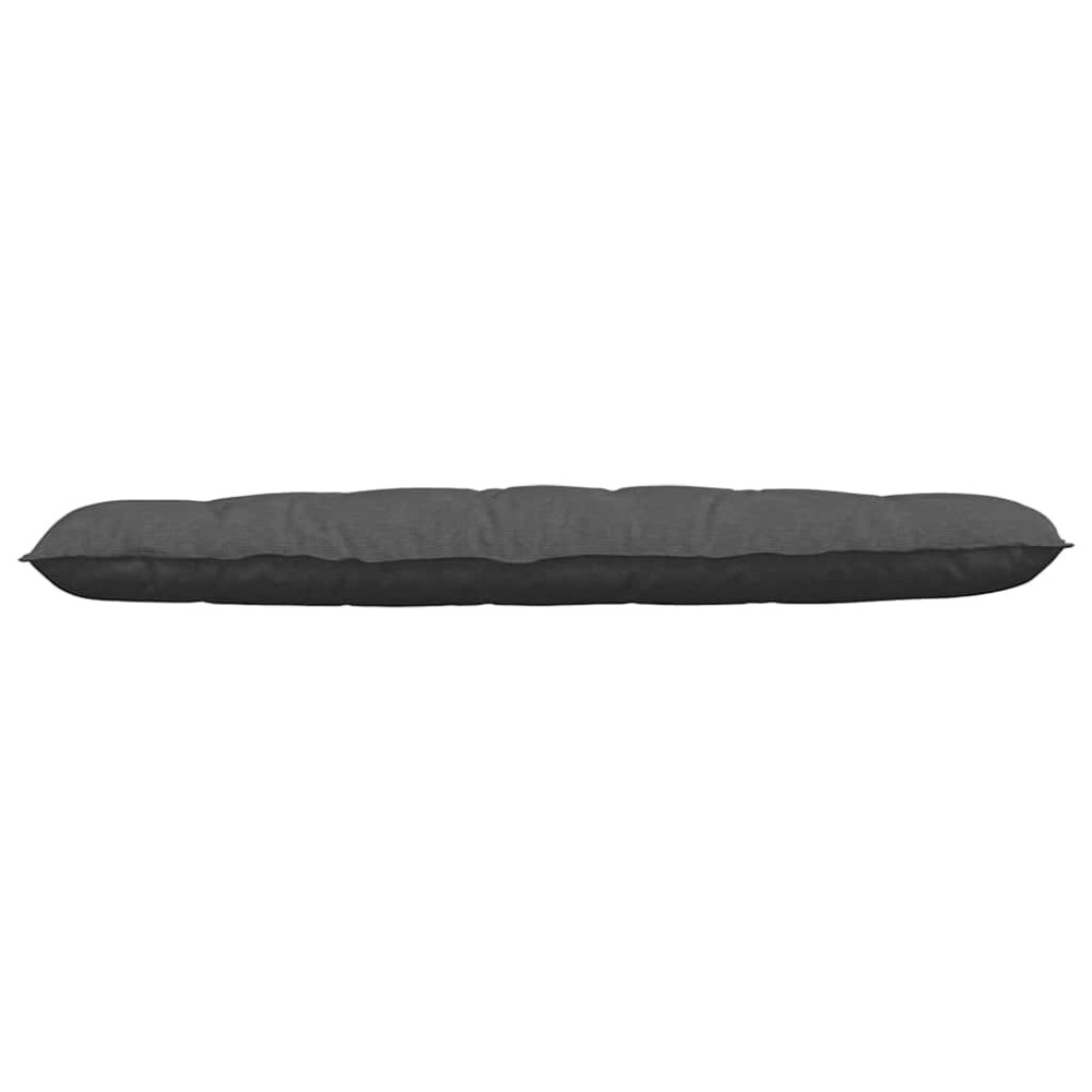 Produktbild för Ryggkudde Mörkgrå 180 x 50 cm Kordread tyg
