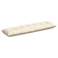Produktbild för Ryggkudde Kräm 180 x 50 cm Kordread tyg