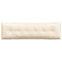 Produktbild för Ryggkudde Kräm 180 x 50 cm Kordread tyg