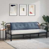 Produktbild för Ryggkudde Blå 180 x 50 cm Kordread tyg