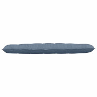 Produktbild för Ryggkudde Blå 180 x 50 cm Kordread tyg