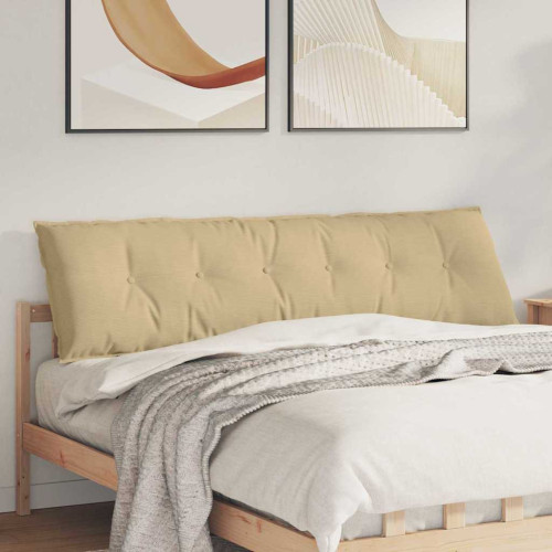vidaXL Ryggkudde Grågrön 180 x 50 cm Kordread tyg