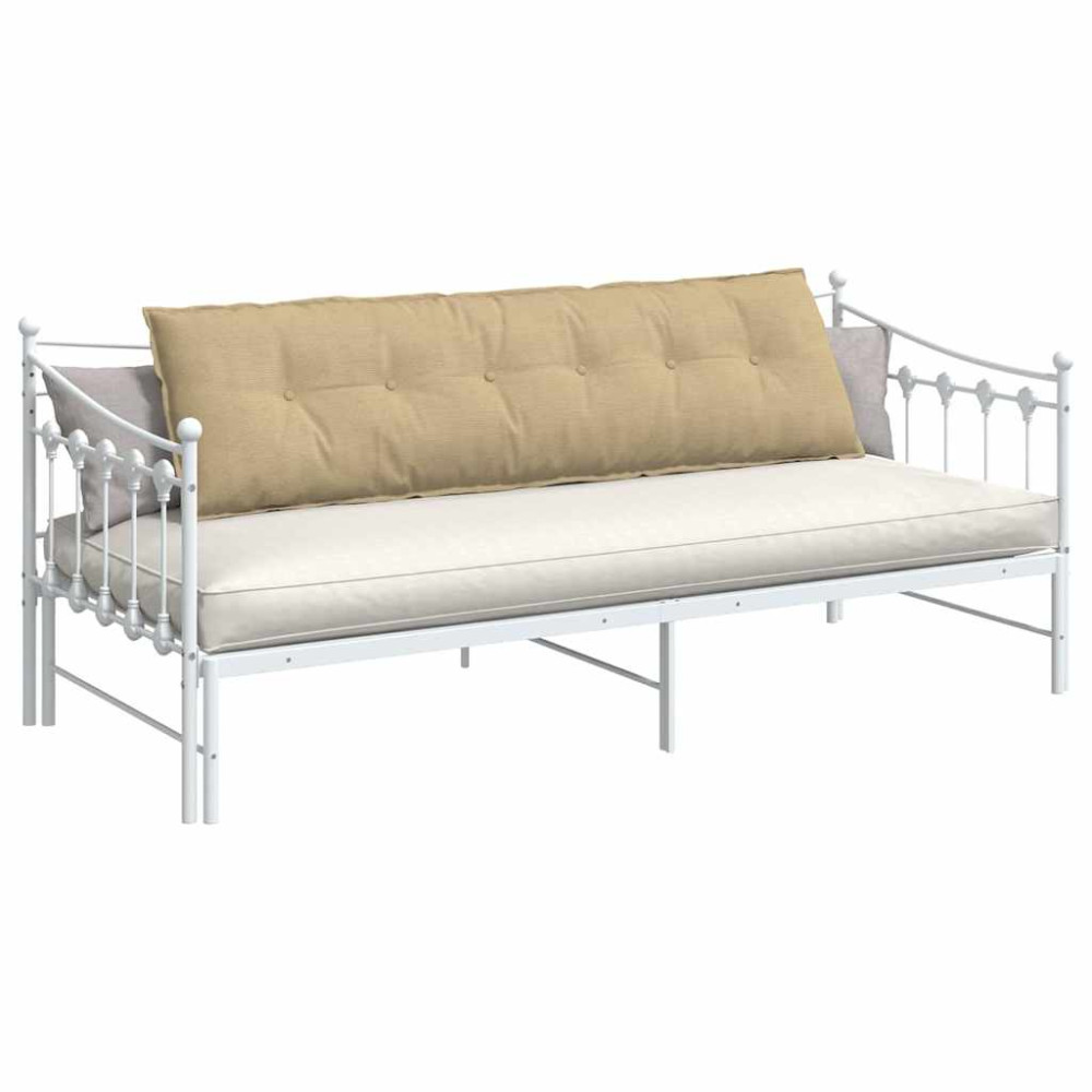 Produktbild för Ryggkudde Grågrön 180 x 50 cm Kordread tyg