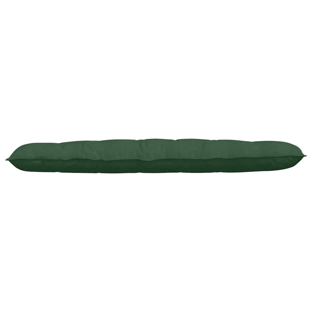 Produktbild för Ryggkudde Jungelgrön 180 x 50 cm Kordread tyg