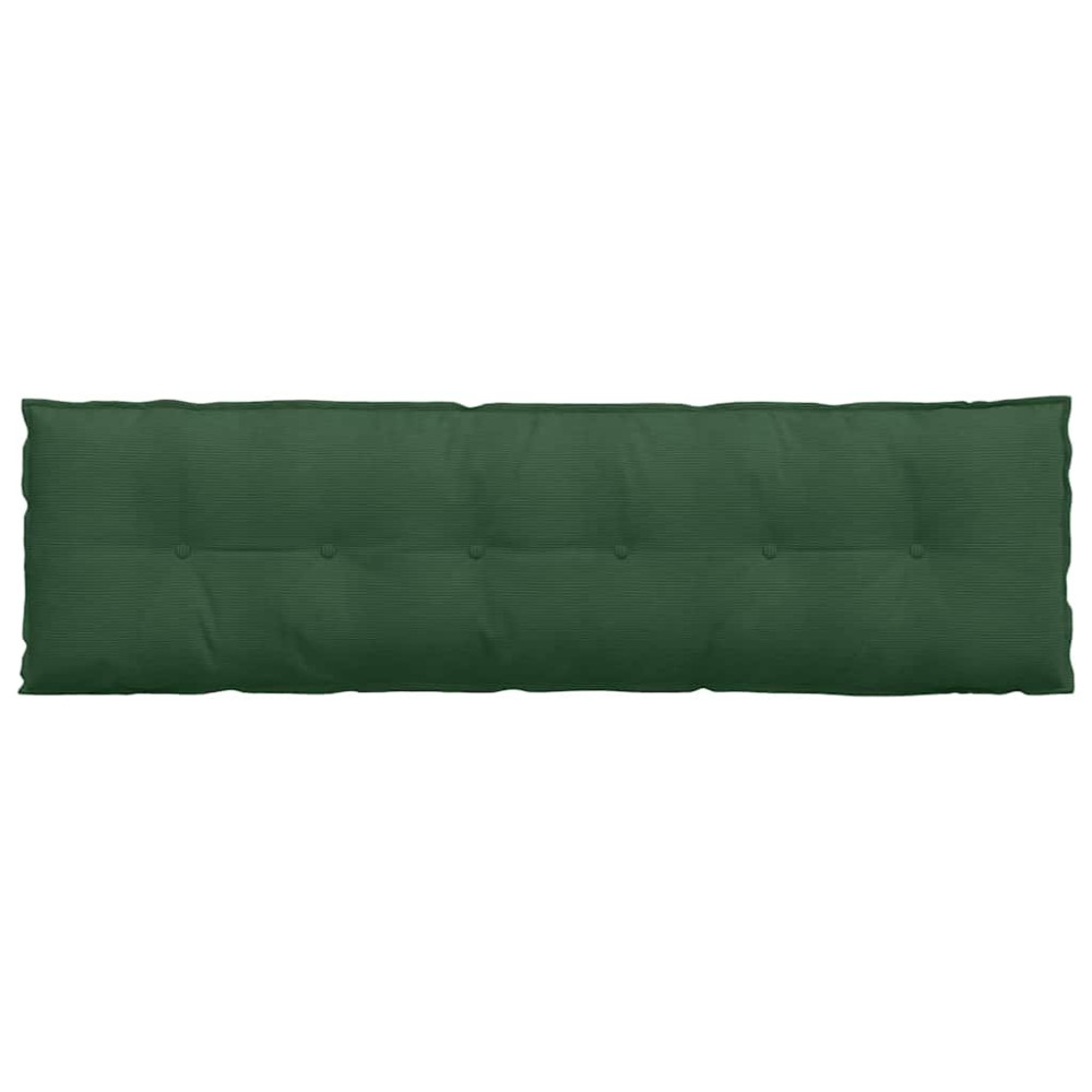 Produktbild för Ryggkudde Jungelgrön 180 x 50 cm Kordread tyg