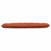 Produktbild för Ryggkudde Röd orange 180 x 50 cm Kordread tyg