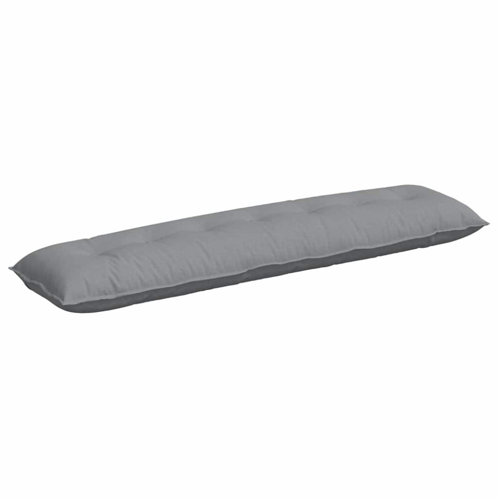 Produktbild för Ryggkudde Ljusgrå 200 x 19 x 50 cm tyg