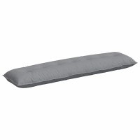 Produktbild för Ryggkudde Ljusgrå 200 x 19 x 50 cm tyg