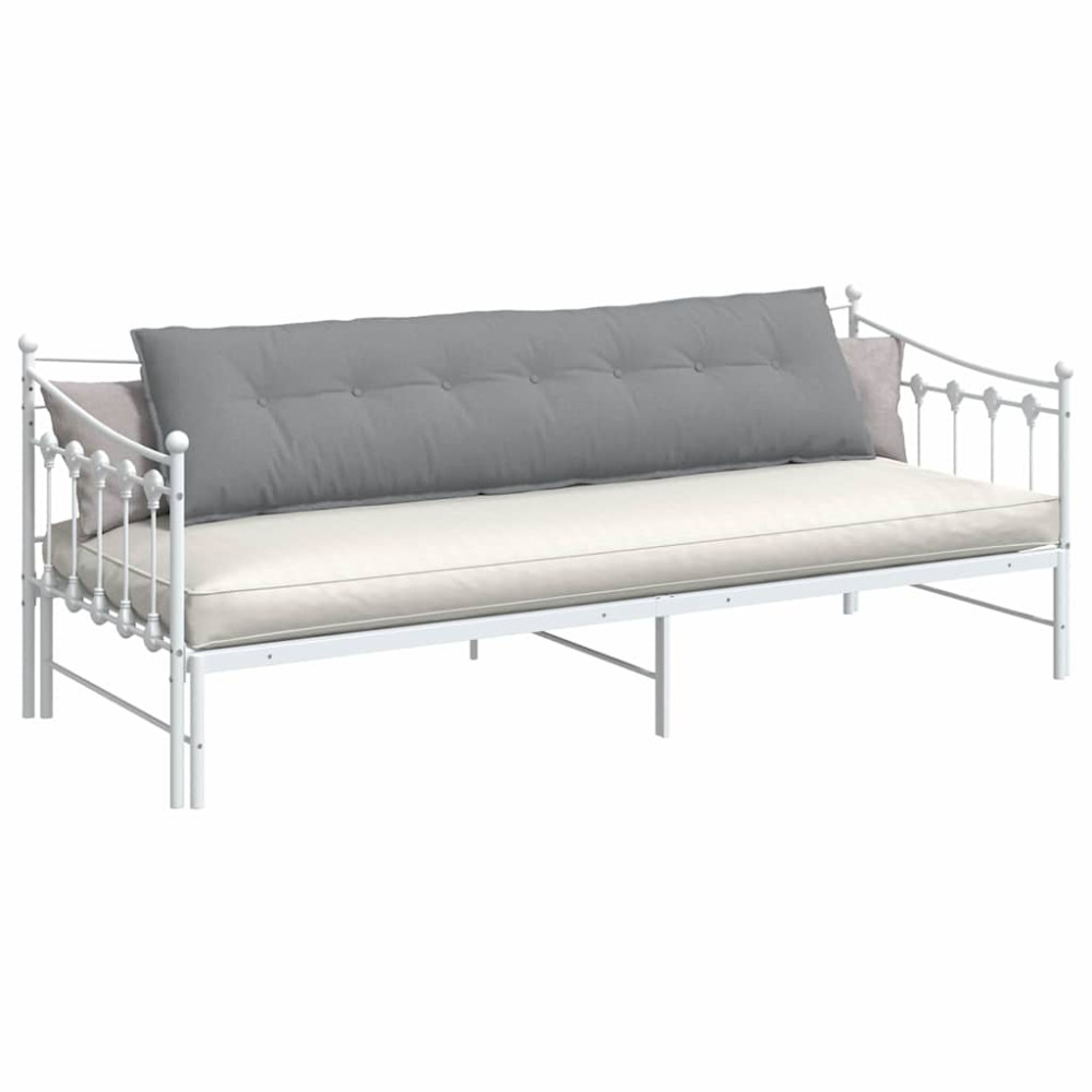 Produktbild för Ryggkudde Ljusgrå 200 x 19 x 50 cm tyg