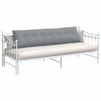 Produktbild för Ryggkudde Ljusgrå 200 x 19 x 50 cm tyg