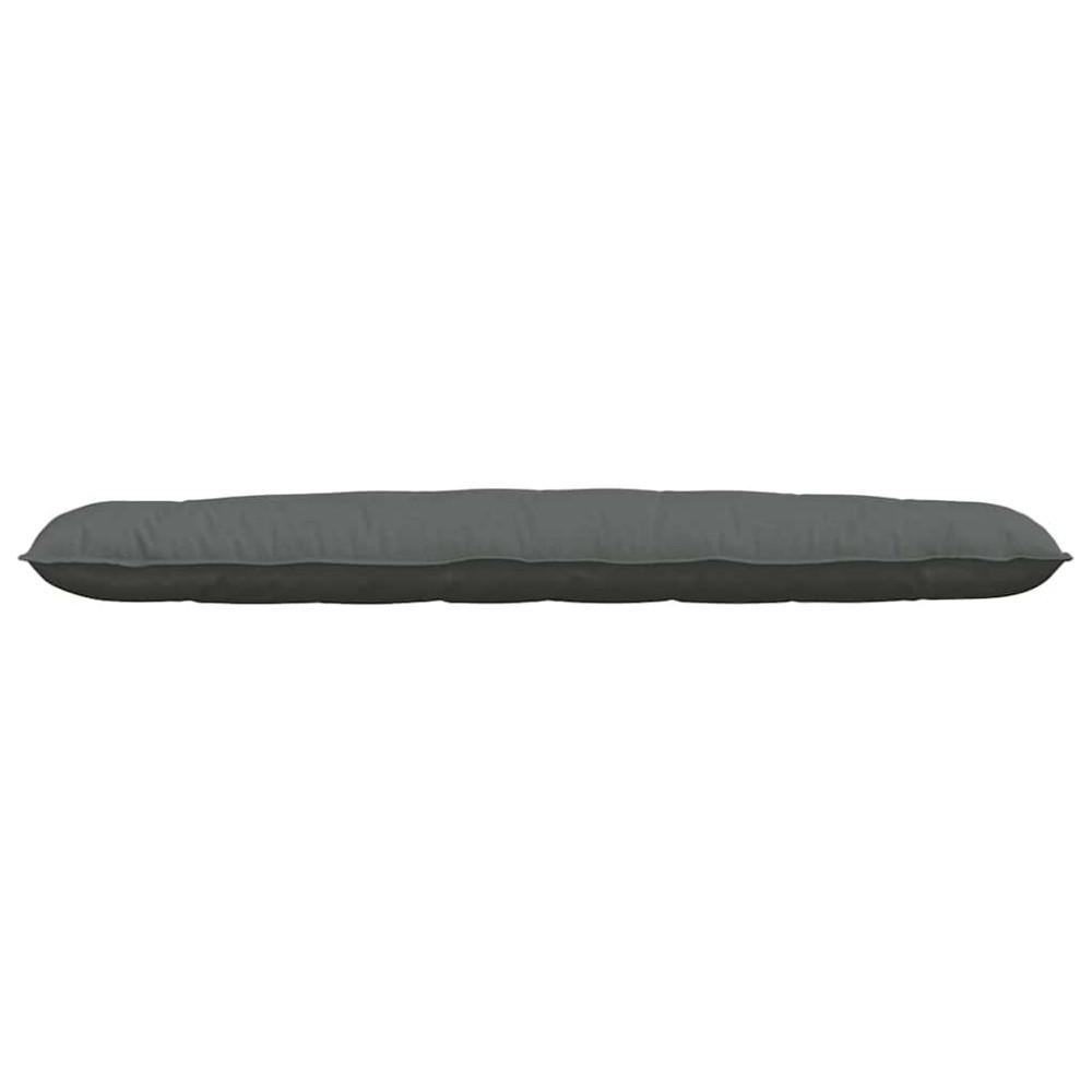 Produktbild för Ryggkudde Mörkgrå 200 x 19 x 50 cm tyg
