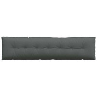 Produktbild för Ryggkudde Mörkgrå 200 x 19 x 50 cm tyg