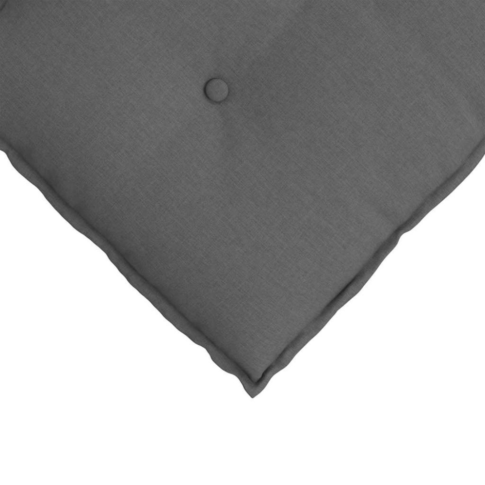 Produktbild för Ryggkudde Mörkgrå 200 x 19 x 50 cm tyg