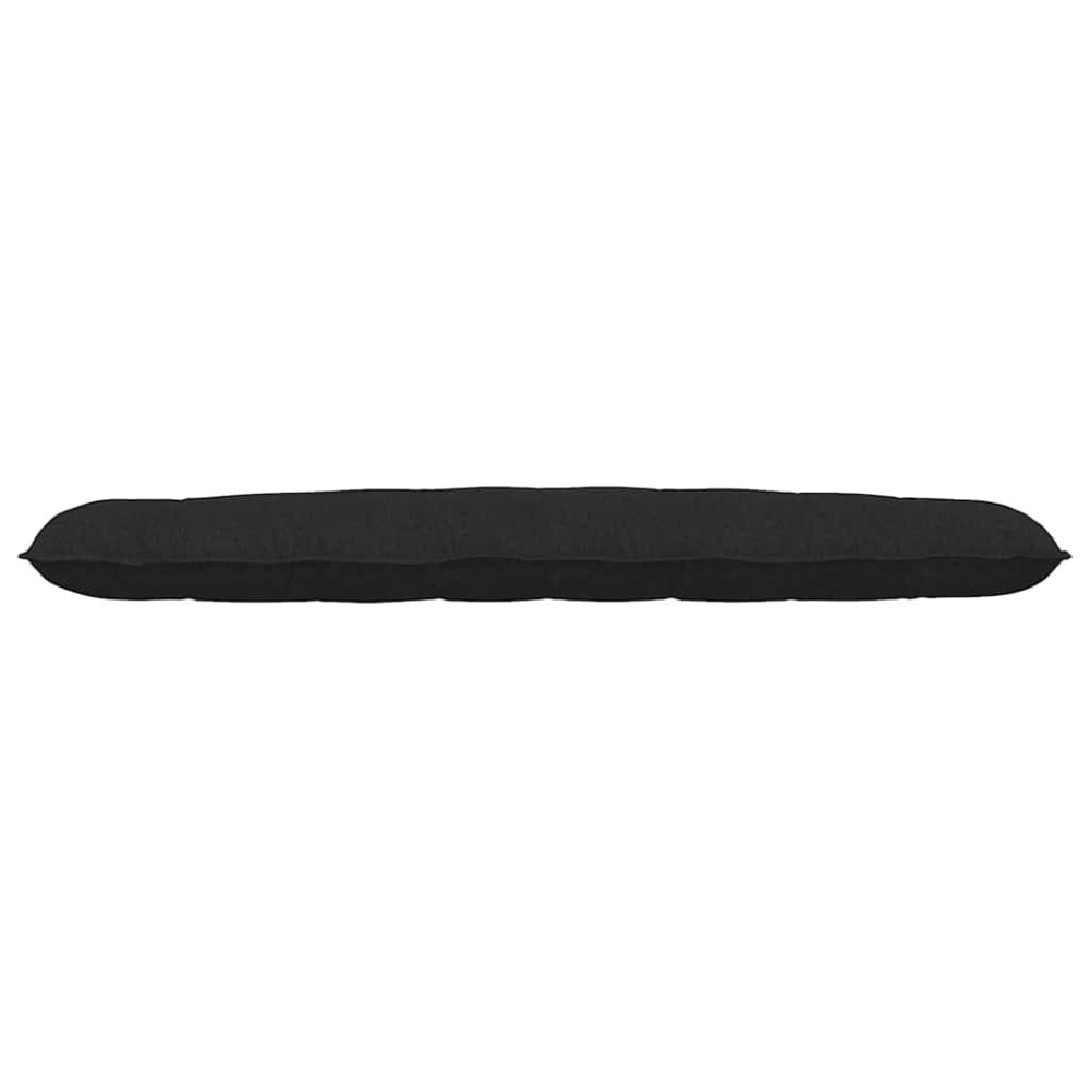 Produktbild för Ryggkudde Svart 200 x 19 x 50 cm tyg