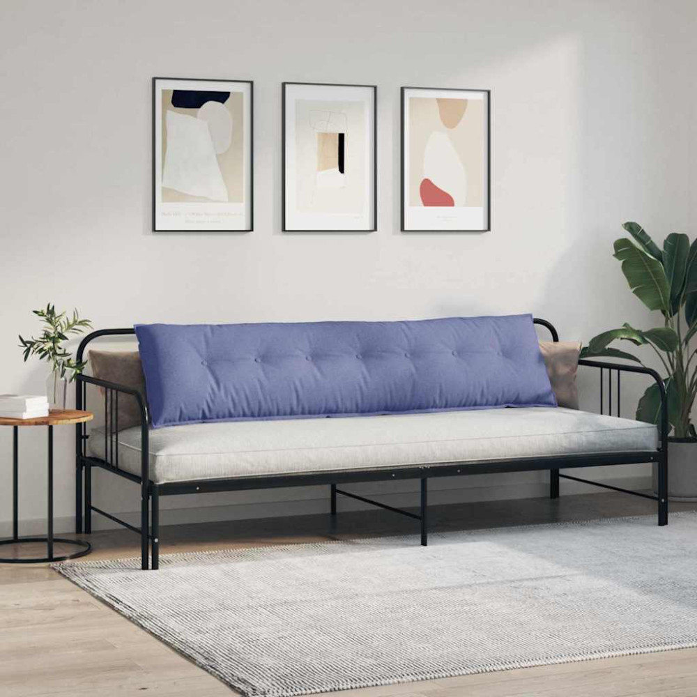 Produktbild för Ryggkudde Jeansblå 200 x 19 x 50 cm tyg