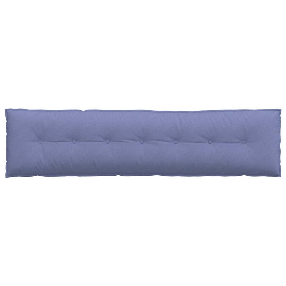 Produktbild för Ryggkudde Jeansblå 200 x 19 x 50 cm tyg
