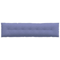 Produktbild för Ryggkudde Jeansblå 200 x 19 x 50 cm tyg