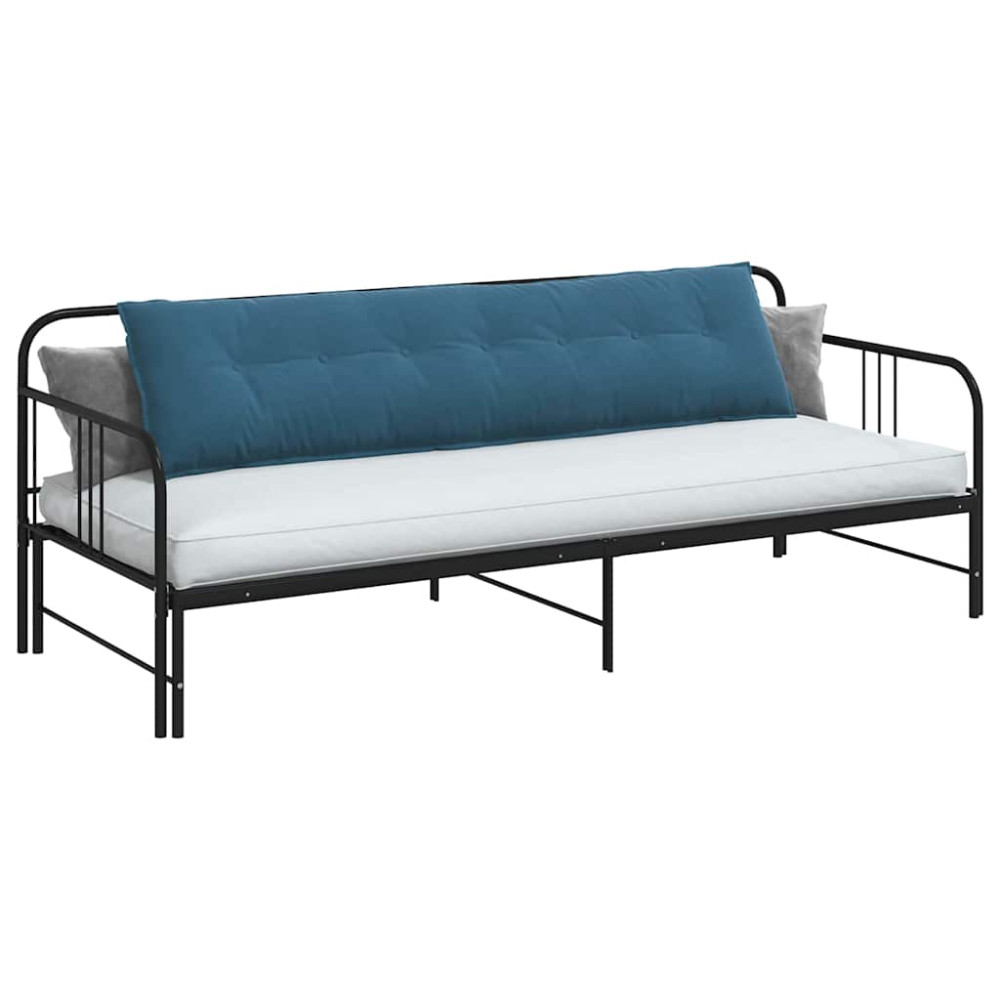 Produktbild för Ryggkudde Blå 200 x 50 cm Kordread tyg