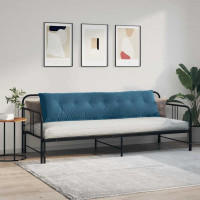 Produktbild för Ryggkudde Blå 200 x 50 cm Kordread tyg