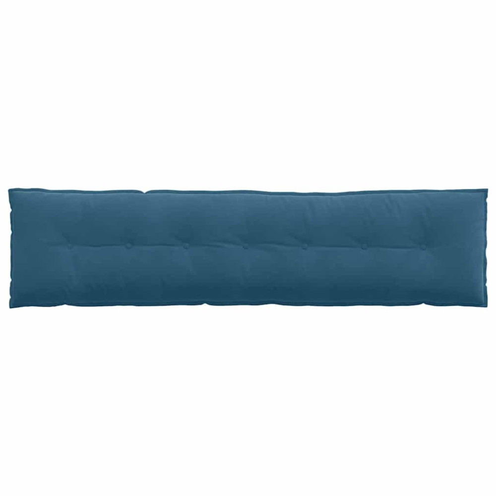 Produktbild för Ryggkudde Blå 200 x 50 cm Kordread tyg