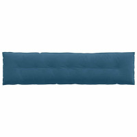 Produktbild för Ryggkudde Blå 200 x 50 cm Kordread tyg