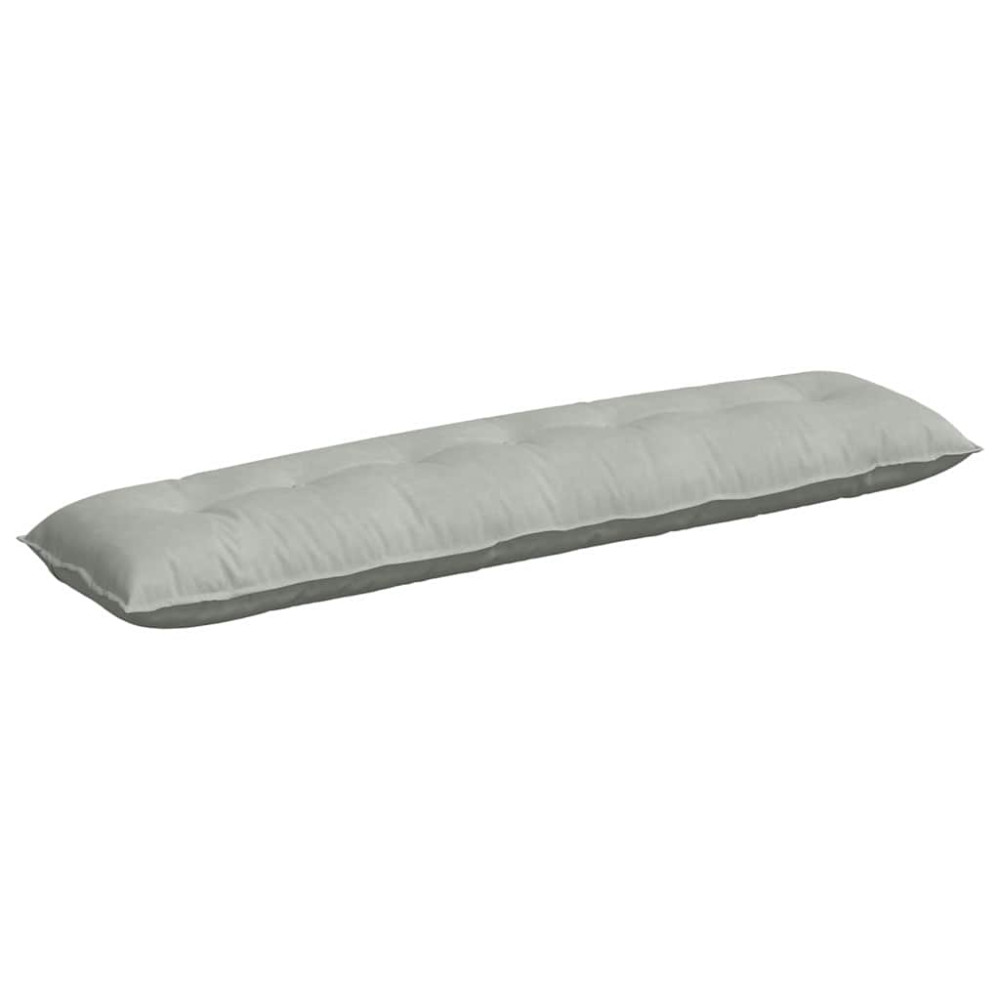 Produktbild för Ryggkudde Ljusgrå 200 x 50 cm Kordread tyg