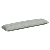 Produktbild för Ryggkudde Ljusgrå 200 x 50 cm Kordread tyg